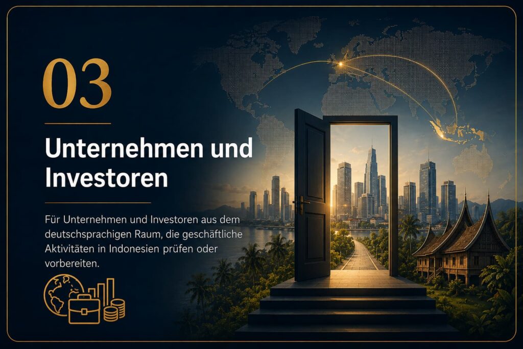 Rechtsberatung Indonesien DACH durch PW Law Firm Medan für Unternehmen und Investoren