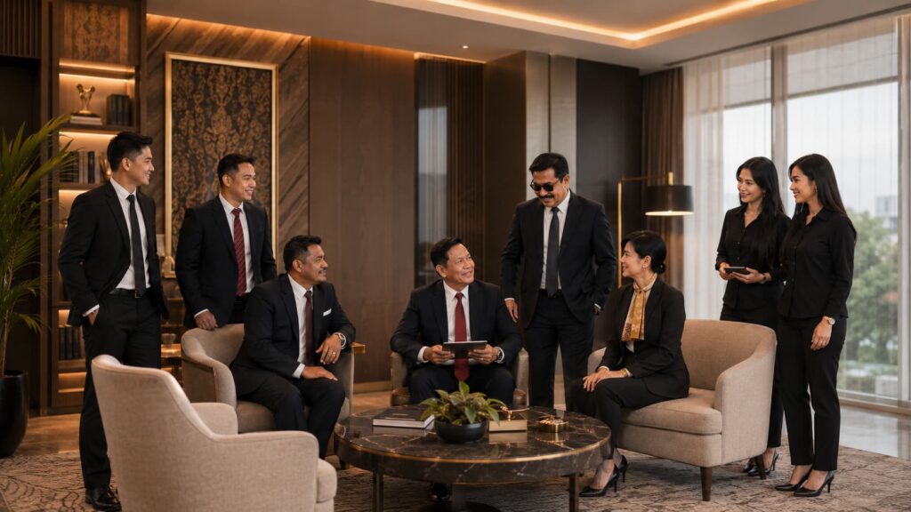 Team von PW Law Firm Medan bei der Rechtsberatung für Investoren in Indonesien
